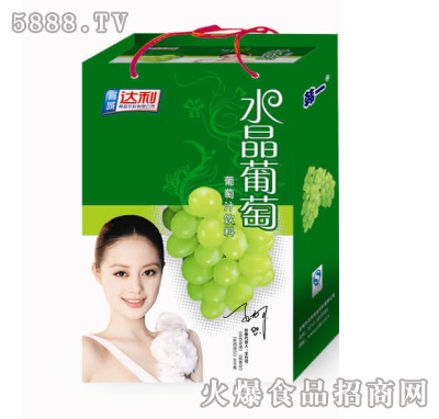 韓一水晶葡萄手提袋