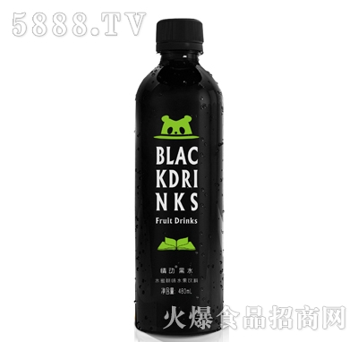 情動(dòng)黑水水蜜桃水果味480ml
