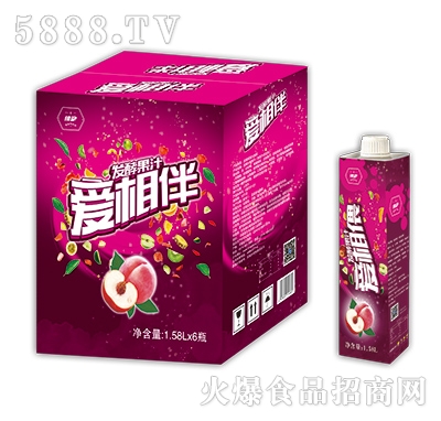 情動(dòng)愛相伴水蜜桃果汁飲料1.58Lx6瓶
