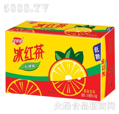 金嬌陽冰紅茶果味飲料250mlX24