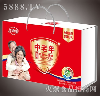 金嬌陽中老年風(fēng)味飲料250mlx12盒