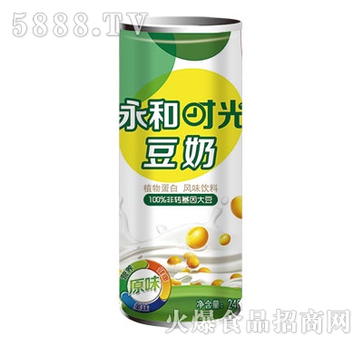 永和時光豆奶原味240ml