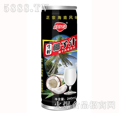 金嬌陽椰子汁240ml