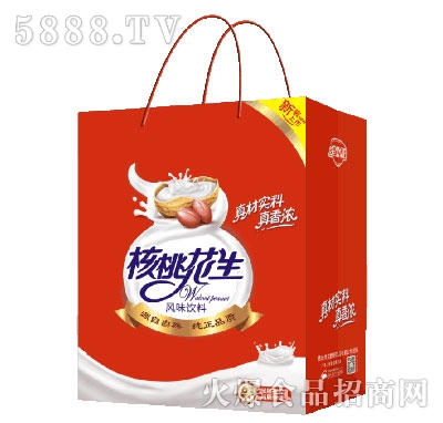 金嬌陽核桃花生手提袋小方盒