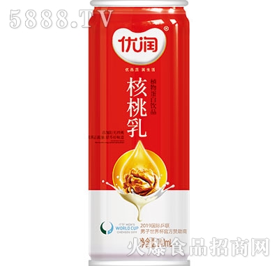 優(yōu)潤核桃乳240ml