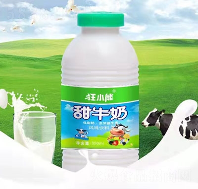 狂小能甜牛奶乳味飲料風(fēng)味飲料早餐奶