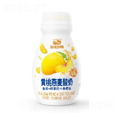 牧牛莊園黃桃燕麥酸奶