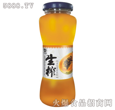 細腰瓶生榨木瓜原漿260ml×15瓶