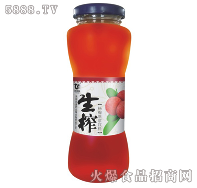 細腰瓶生榨楊梅汁260ml×15瓶