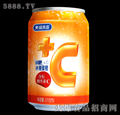 315ml天潤(rùn)真露潤(rùn)吧+C冰糖蜜橙