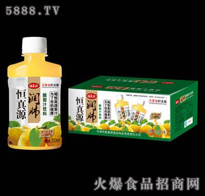 恒真源310ml潤(rùn)肺酸梨汁