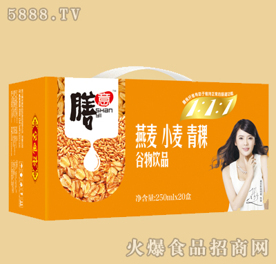膳意谷物飲品（燕麥、小麥、青稞）250mlX20