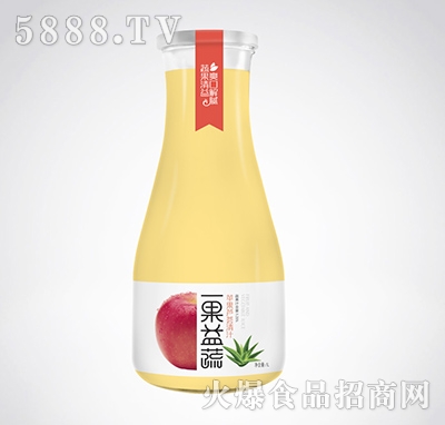一果益蔬蘋果蘆薈清汁1l
