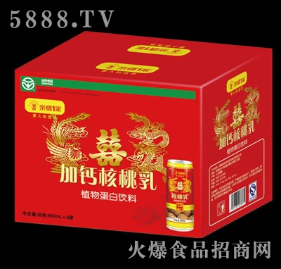 親情1家加鈣核桃乳960mlx6罐
