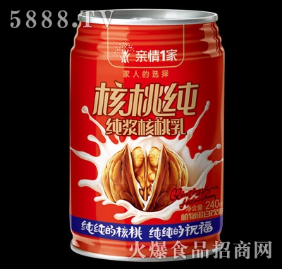 親情1家純漿核桃乳240ml