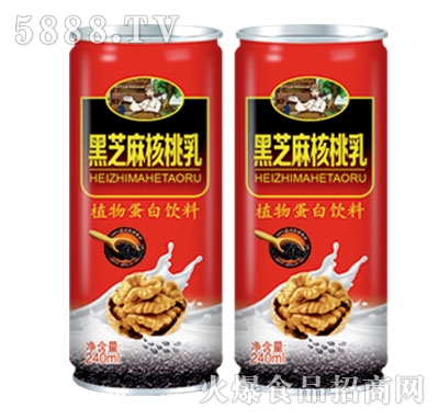 新寶鑼黑芝麻核桃乳240ml