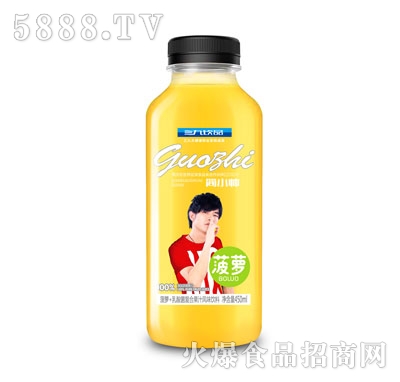 三九飲品簡小帥菠蘿乳酸菌復(fù)合果汁飲料450ml