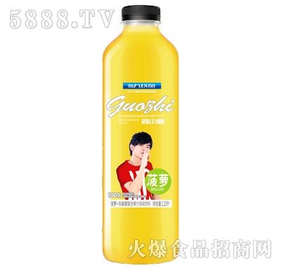 三九飲品菠蘿+乳酸菌復(fù)合果汁風(fēng)味飲料1.25L