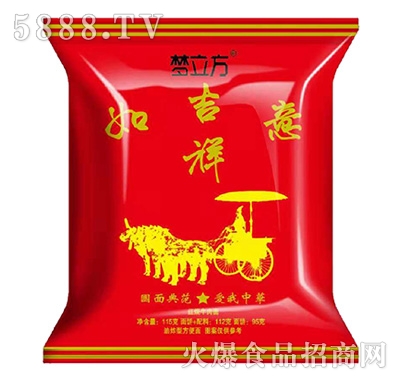 夢立方吉祥如意紅燒牛肉面115克袋子