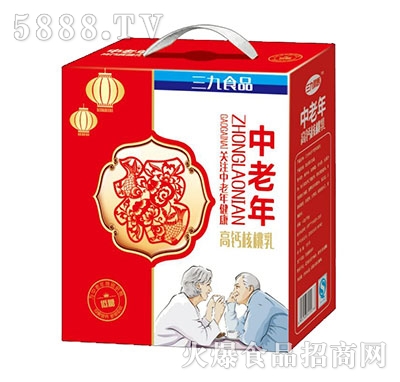 三九食品中老年高鈣核桃乳