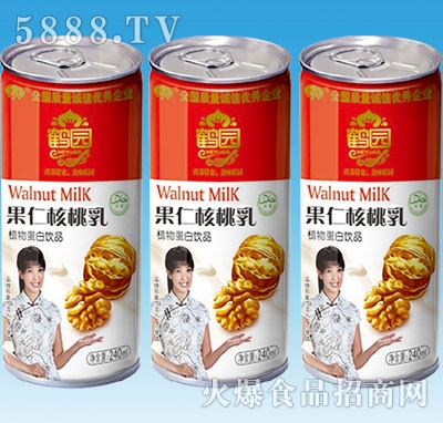 鶴園果仁核桃乳240ml