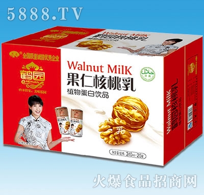 鶴園果仁核桃乳240mlx20罐