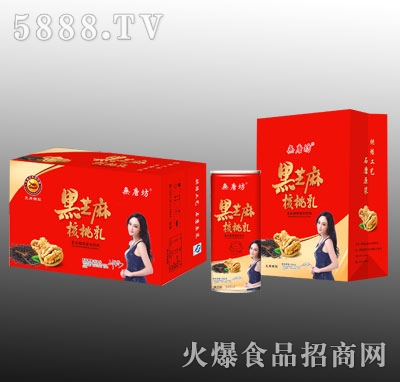 無唐坊黑芝麻核桃乳復合蛋白飲料