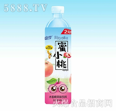 關山雪蜜小桃果味飲料500ml