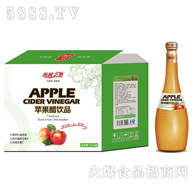 海峽之戀蘋果醋1.5L×6瓶