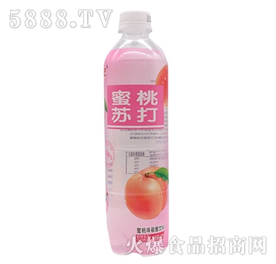 一起嘿吧蜜桃蘇打碳酸飲料500ml