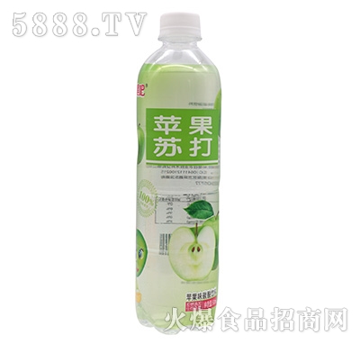 一起嘿吧蘋果蘇打碳酸飲料500ml