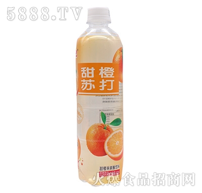 一起嘿吧甜橙蘇打碳酸飲料500ml