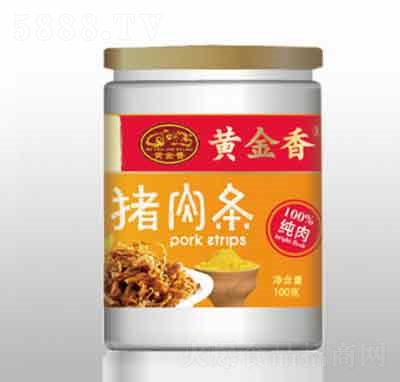 黃金香罐裝咖喱味豬肉條100g