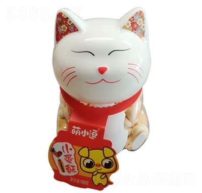 歐尚貝可卡通招財貓小蛋酥(果蔬)