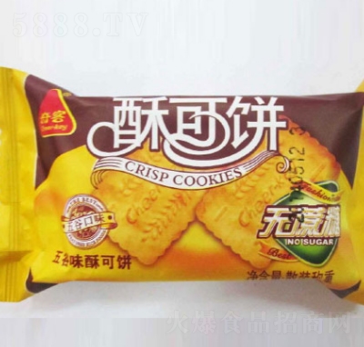 奇客無蔗糖五谷味酥可餅干