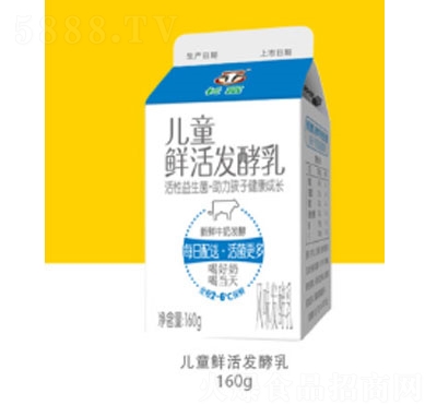 長富兒童鮮活發(fā)酵乳160g