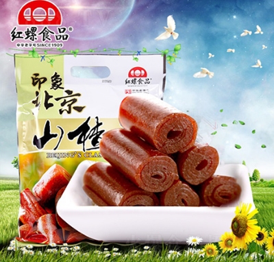 紅螺食品印象北京山楂卷蜜餞500g