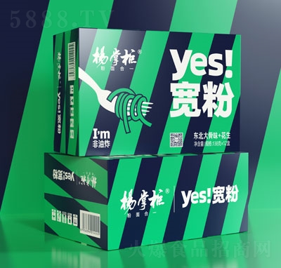 楊掌柜YES寬粉（桶）東北大骨味138克X12碗