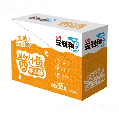 三利和醬汁魚牛肉味240克
