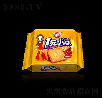 夢(mèng)想一元小點(diǎn)餅干麻辣味(黃)