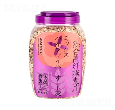 櫻木良品燕麥片混合水果高纖麥片