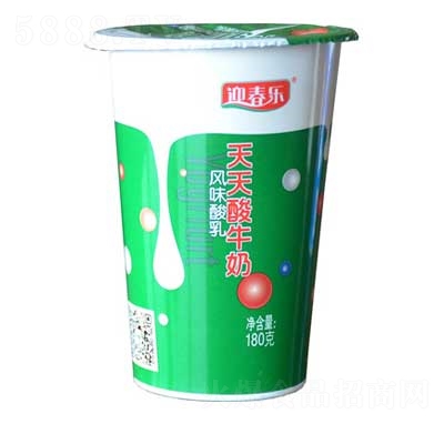 迎春樂(lè)天天酸牛奶原味風(fēng)味發(fā)酵乳180克