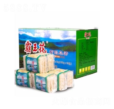 霸王花速食拌粉米粉方便粉絲午餐特產(chǎn)淮山米粉4kg大彩箱