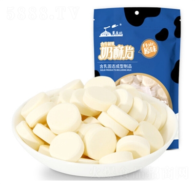 草原村內(nèi)蒙古奶片奶貝零食奶制品原味120g