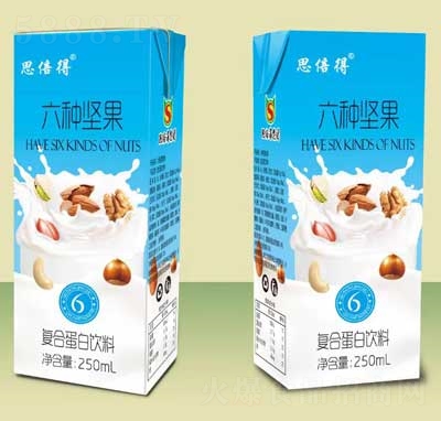 思倍得利樂磚六種堅(jiān)果復(fù)合蛋白飲品250ml