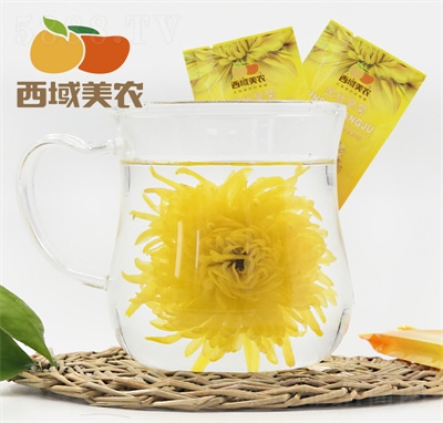 西域美農(nóng)金絲皇菊一朵一杯江西皇菊九江皇菊黃菊花茶沖飲品