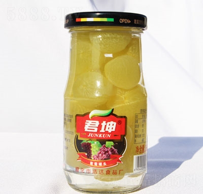君坤糖水葡萄罐頭