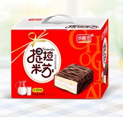 小帥才提拉米蘇巧克力涂飾蛋糕牛奶味520g