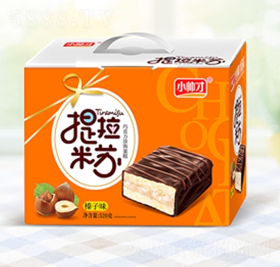小帥才提拉米蘇巧克力涂飾蛋糕榛子味520g