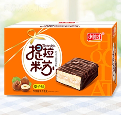 小帥才提拉米蘇巧克力涂飾蛋糕榛子味1.5kg